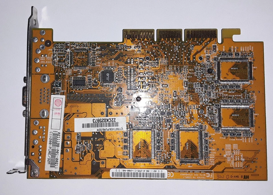 Asus V7700 TIvx Nvidia Geforce 2 Ti 32mb AGP VGA  - Image 2 of 3