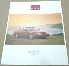 ROVER 820 SI 16V FASTBACK 820Si Grand catalogue Brochure Folder Prospekt French