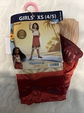 Disney Moana 2 Girls Classic Dress Costume/ Cosplay size XS 4-5