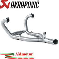 Collettori Di Scarico Bmw R 1200 GS 2005 Akrapovic Per Moto Elimina Cat Inox