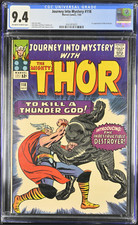JOURNEY INTO MYSTERY #118 cgc 9.4 - UNPRESSED - OW/W - 1st Destroyer/Thor/1965