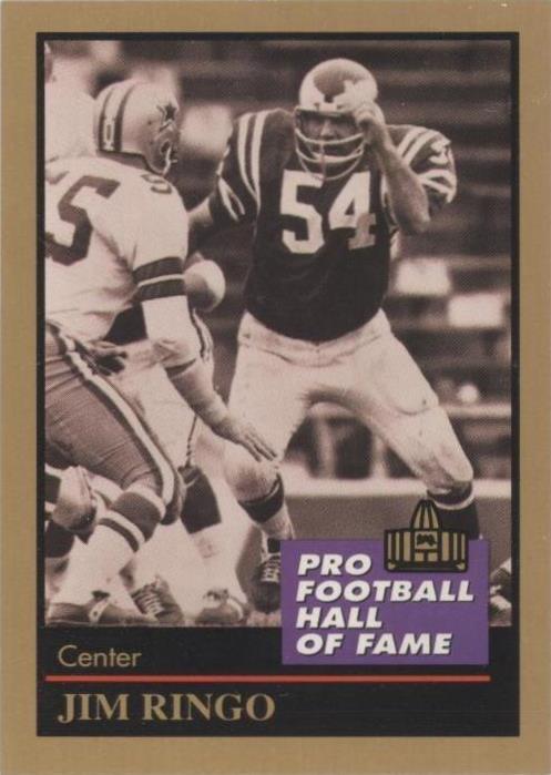 1991 Enor Pro Football Hall of Fame Jim Ringo #120 - 1 of 2