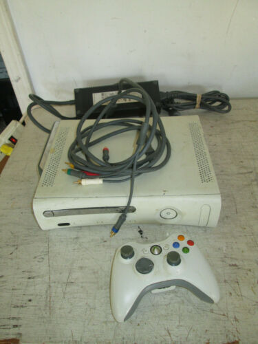 Microsoft Xbox 360 White Console System Bundle W/ 20GB HDD, Controller, Tested - Foto 11
