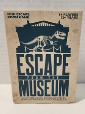Escape From The Museum Mini Escape Room Card Game Professor Puzzle 