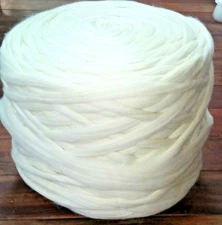 22lb wholesale white wool roving bulk un dyed spinning,Felting,Chunky yarn,jumbo