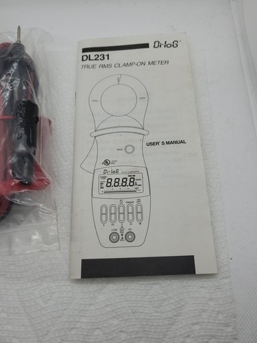 DI-LOG DL231 TRUE RMS CLAMP-ON AMP METER - Picture 6 of 7