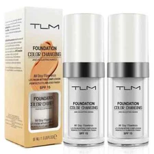 2X TLM Pro Classic Colour Changing Foundation Magic Flawless Concealer Makeup