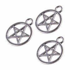 Pentagramm Anhänger für Halskette Esoterik Amulett Talisman Freimaurer Gothic 