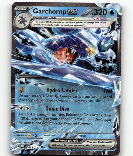 Pokemon TCG Garchomp ex 219/182 Paradox Rift | eBay Pokemon TCG Garchomp ex 219/182 Paradox Rift | eBay