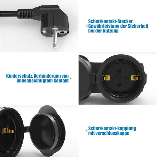 Presa esterna Schuko doppia presa doppia presa ~ - Foto 6 di 8