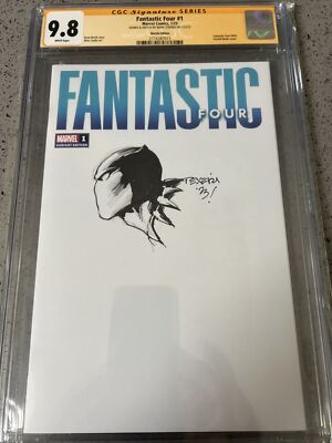Fantastic Four #1 - Signed And Sketch By TEXEIRA 2023 Black Panther