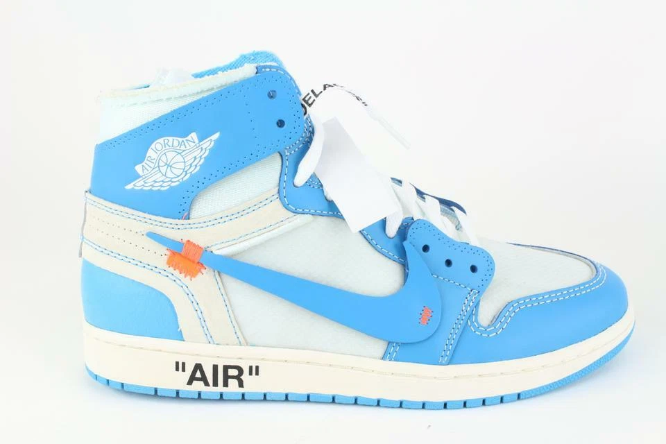 Off-White x Nike Virgil Abloh x Off-White Mens 10 US UNC Blue Air Jordan I 1