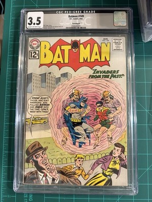 Batman #149 Cgc 3.5 Savannah Pedigree. Perfect Cover..Popped Staples, Must See!
