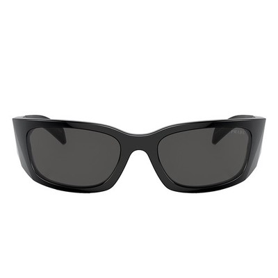 PRADA 13promax iSAFFIANO TRIANG 少難あり Prada PR A14S 1AB5S0 Black Plastic Butterfly Sunglasses Grey Lens