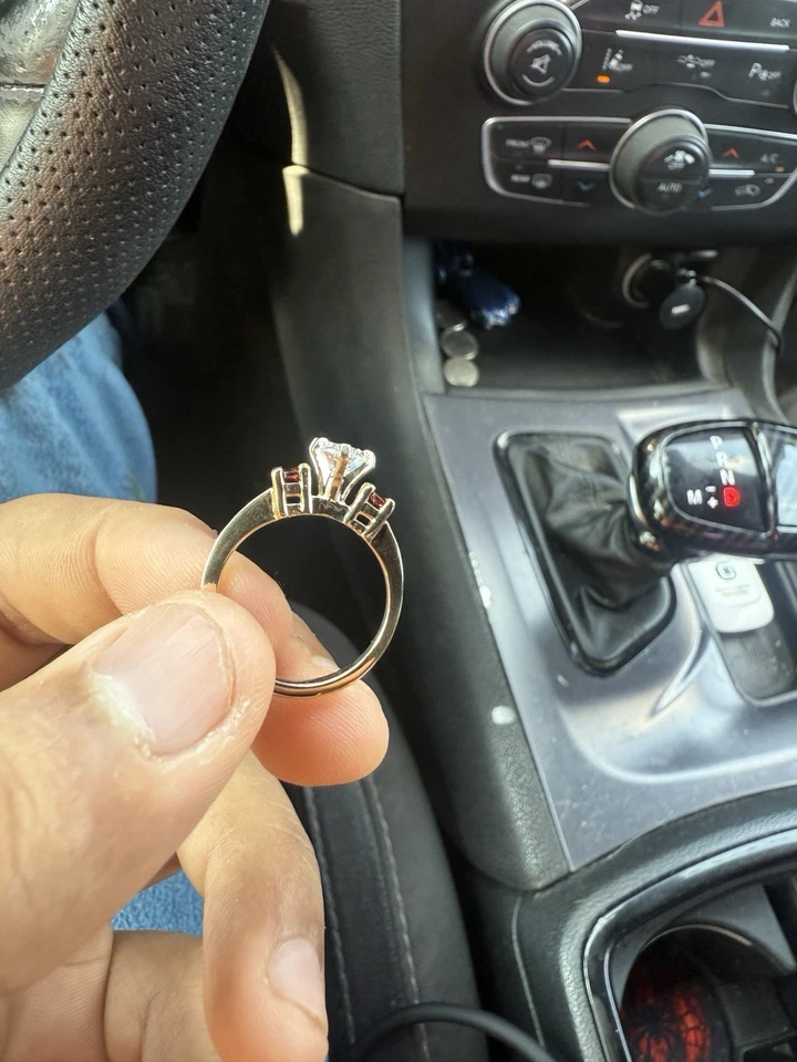 Certified Pear Shaped Diamond Engagement Ring  - Image 3 of 4