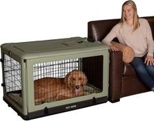 Pet Gear  The Other Door  4 Door Steel Crate for Dogs/Cats with Garage-Style ...