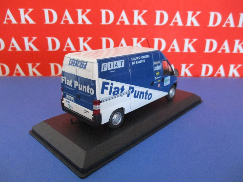 Die cast 1/43 Modellino Furgone Fiat Ducato Assistenza Rally Fiat Punto 2001 - Immagine 4 di 4