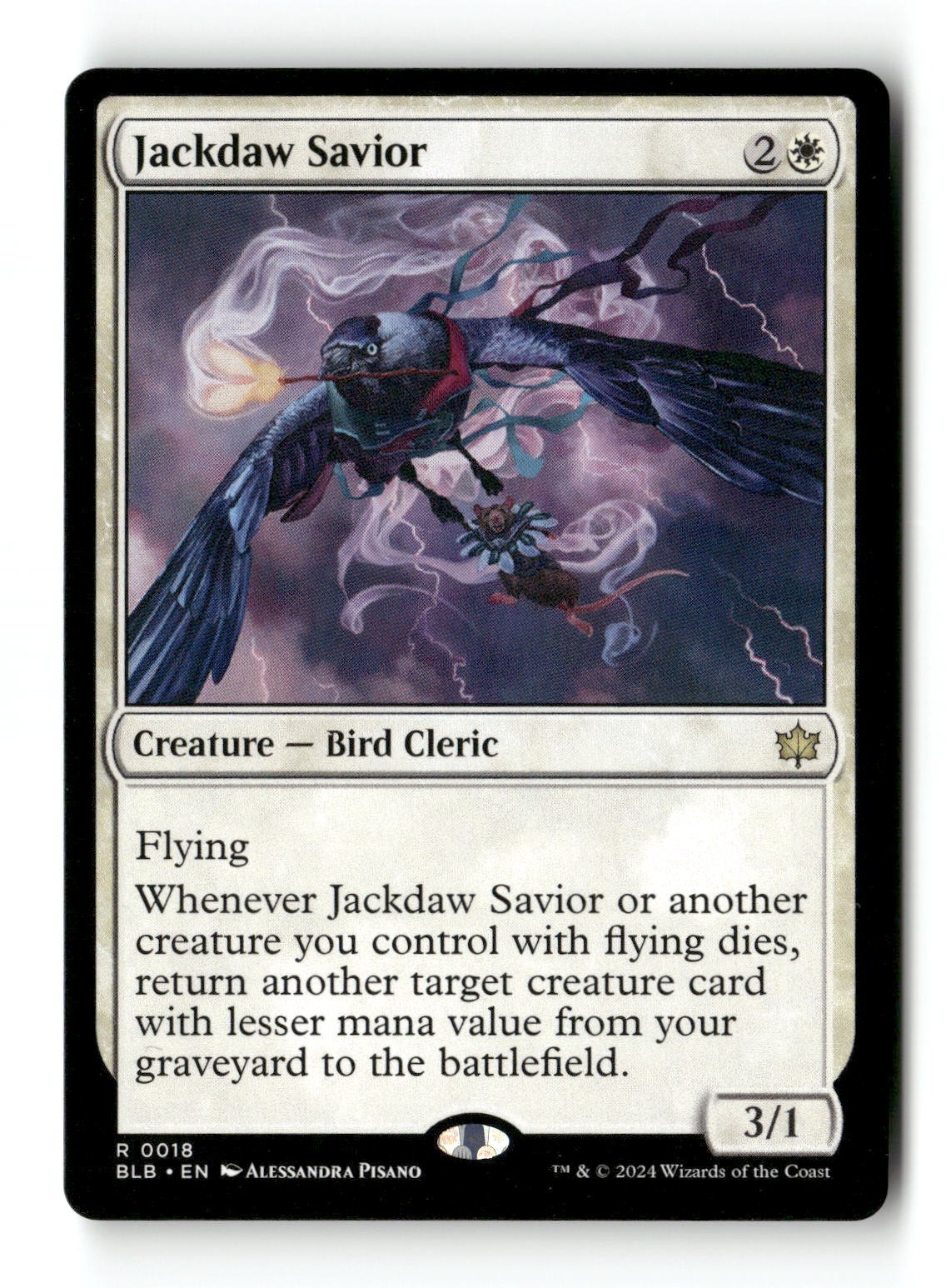 Jackdaw Savior Bloomburrow Rare 18 Magic