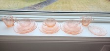 Jeanette Cherry Blossom Pink 12 pc Child  s Junior Dinner Set