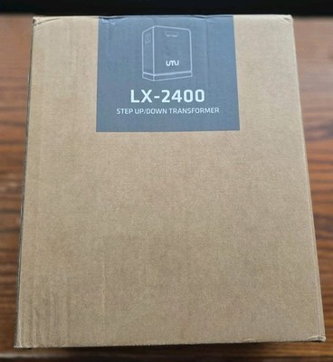 UMI Step Up / Down LX-2400  Transformer Brand New In Box/ Never Used 