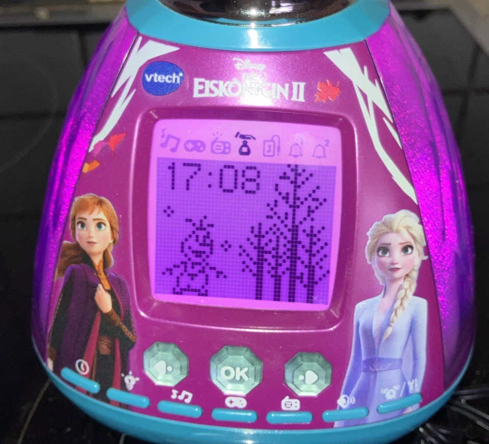 VTech Wecker Radio KidiMagic Colour Show Eisenkonigin  (voll funktionsfähig) - Bild 3 von 4