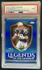 2025 Topps Chrome Tom Brady Legends of the Gridiron Blue Refractor #/150 PSA 9