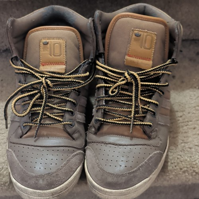 #ad Adidas Originals Footwear Top Ten Hi Shoes Suade Color Size 10 1 2 $26.00