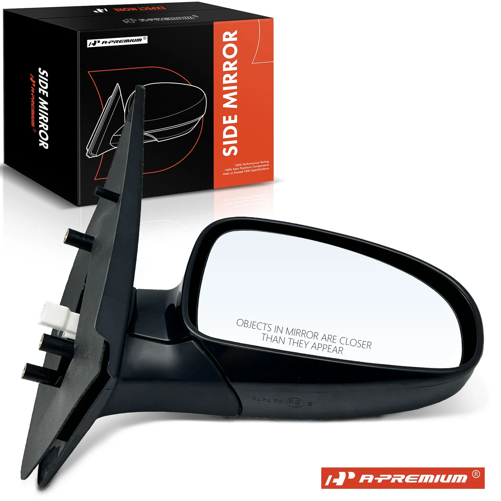 A-Premium Passenger Power Mirror Manual Fold Heated for Chevy Aveo 04-08 Aveo5