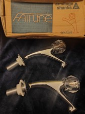 Armitage Shanks Fairline 1/2 inch sink pillar taps chrome