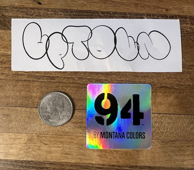 #ad #ad Montana Colors 94 Paint MTN Holographic Sticker Graffiti RARE Ironlak Hardcore $9.88