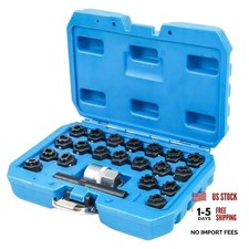 22PCS Wheel Locking Key Removal Tool Kit, Wheel Anti-Theft Lock Lug Nut Screw