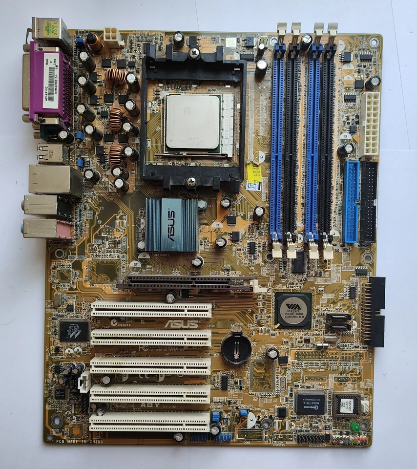 Asus A8V Motherboard with Athlon 64 3700+ CPU and 2GB RAM Test OK! 104 - Image 2 of 4
