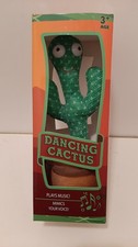 NEW Dancing Cactus Toy Sings Dances Talks Glows and Repeats your voice. Age 3 