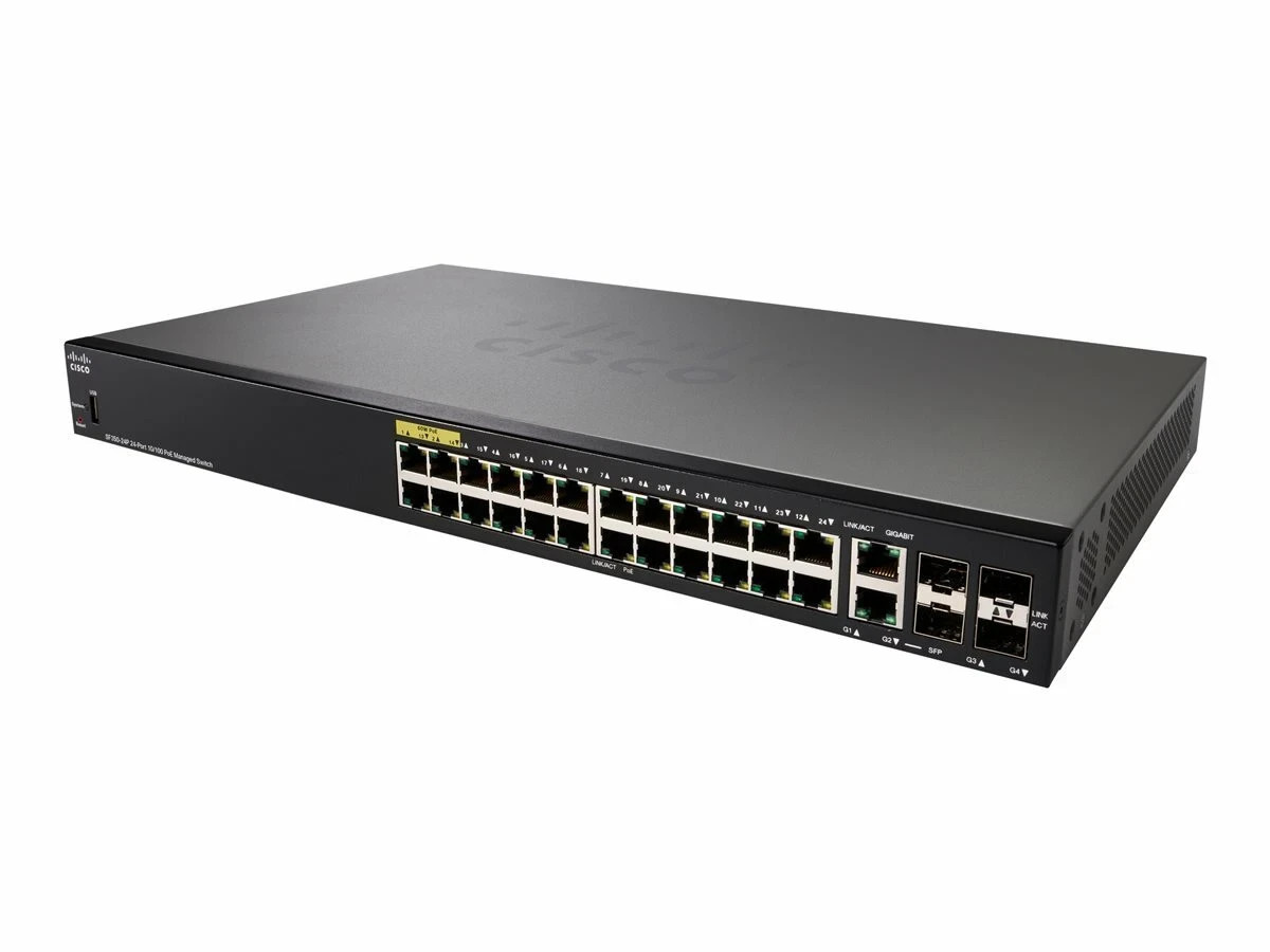 Cisco SF350-24MP-K9 10 100 PoE Managed Switch SF350-24