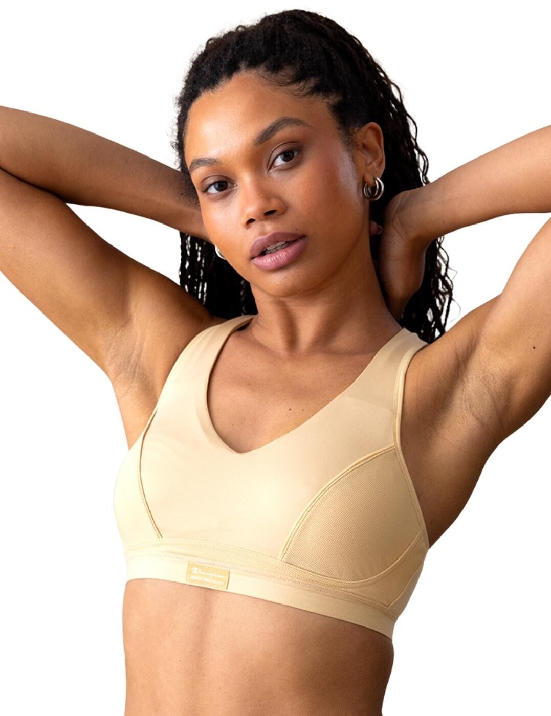 Shock Absorber Women's Beige Pump Padded Bra - 32C - Sports Bra - Image 2