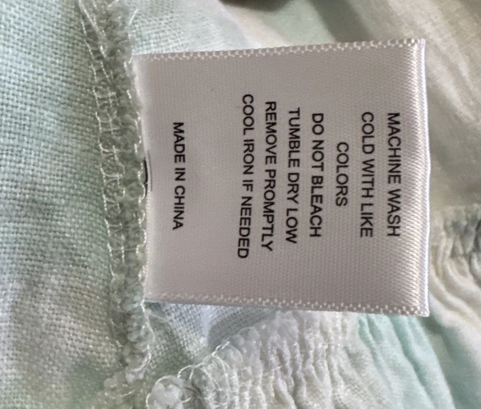 Y2K C&V Chelsea Violet collection M Tiered Lace Insert Ruffle Mini Linen Skirt - Image 4 of 4