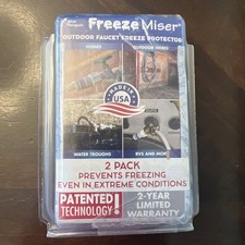 Freeze Miser Outdoor Faucet Freeze Protector 2-Pack - New Open Box