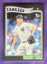 2023 Topps Brooklyn Collection Gerrit Cole Black 40/75 Yankees