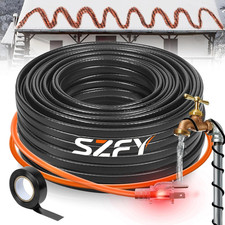50FT Heat Tape for Water Pipes, -40 F Deicing Cable,Pipe Heating Cables for Roof