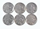 1930-1937 XF/AU Better Condition: Great Detail in Buffalo Horn 6 Coin Lot *701