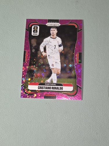 Panini 2026 Prizm World Cup Cristiano Ronaldo Portugal #367 Fuchsia Disco /199
