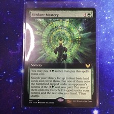 Verdant Mastery (Extended Art) - 320 / English / Near Mint MTG
