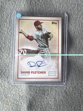 Topps 2021 70 Years of Baseball Autographs David Fletcher Auto #70YA-DFL Angels