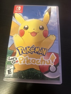 Pokemon Let's Go Pikachu (Nintendo Switch, 2018) Video Game W/ Case FREE SHIP