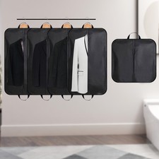 Dust Cover for Clothes and Suit Storage Bag Portable Carrying Bag Travel Use