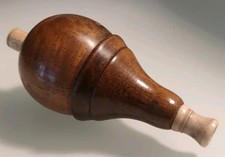 Interruttore Antico IN Legno Turned Art Deco / Pera Interruttore Comodini