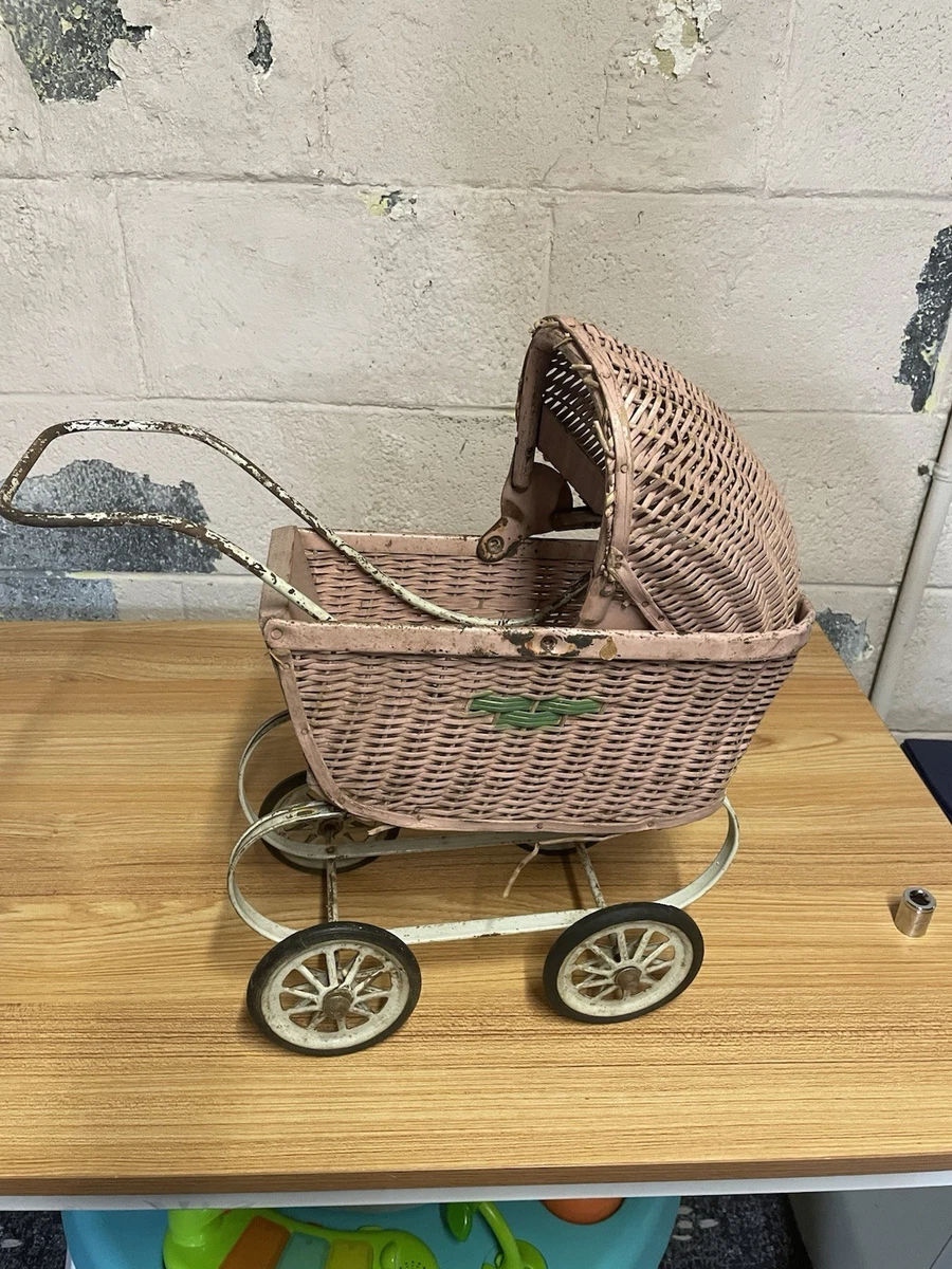 Wicker Baby Carriage for sale | eBay