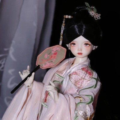 Pretty Girl 1/4 BJD Doll SD Resin Joint Bare Doll with Face Makeup Handmade Gift