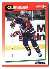 1991-92 Score Canadian English #47 Glenn Anderson