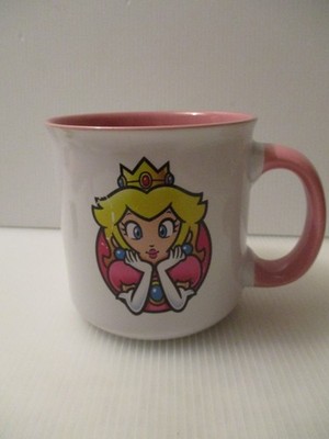 Super Mario The Princess  Peach  20oz Mug Large Ceramic Cup